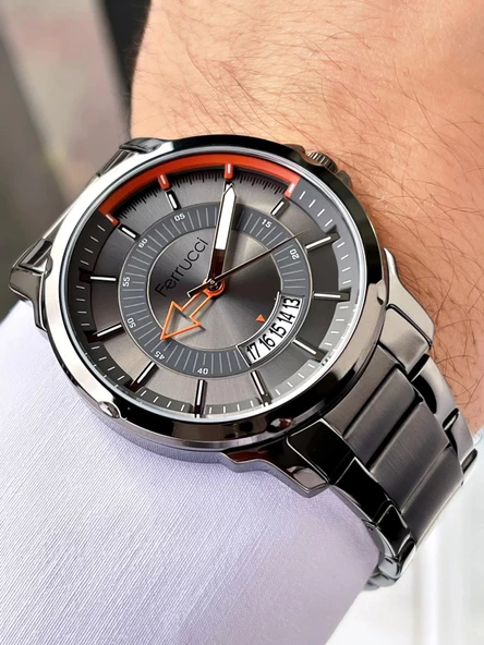 Ferrucci 3 ATM Su Geçirmezlik Fc320S1806 Takvimli Erkek Kol Saati ürün görseli