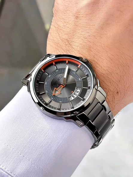 Ferrucci 3 ATM Su Geçirmezlik Fc320S1806 Takvimli Erkek Kol Saati - Resim 3