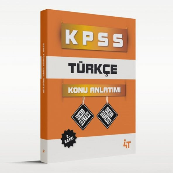 KPSS Türkçe Konu Anlatımlı 4T Yayınları