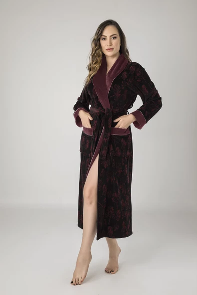 A.mavi Jakarlı Bambo Cotton Bayan Sabahlık - 3