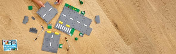 LEGO® City Yol Zeminleri 60304 - Çocuklar için Oyuncak Yapım Seti (112 Parça) - 4