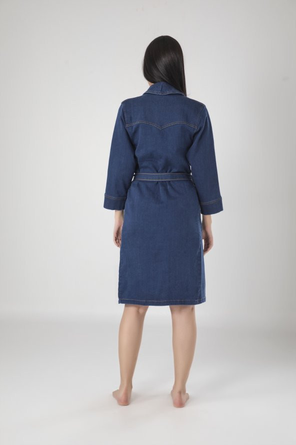 Jeans Cotton Bayan Sabahlık - 2
