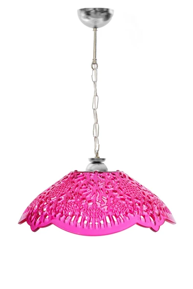 Pembe Akrilik Avize Modern Dekoratif Aydınlatma 35x35x12 cm - 3