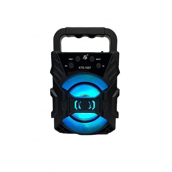 Kts-1057 Işıklı Bluetooth Hoparlör Ses Bombası Yüksek Ses Ses Bombası Yüksek Ses
