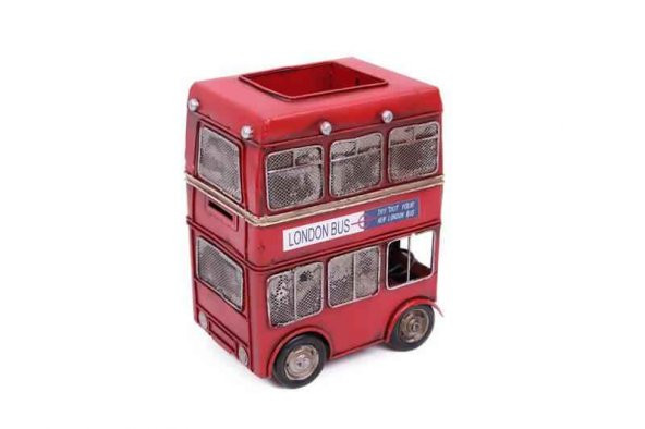 El Yapımı Londra Otobüs Kalemlik - 4