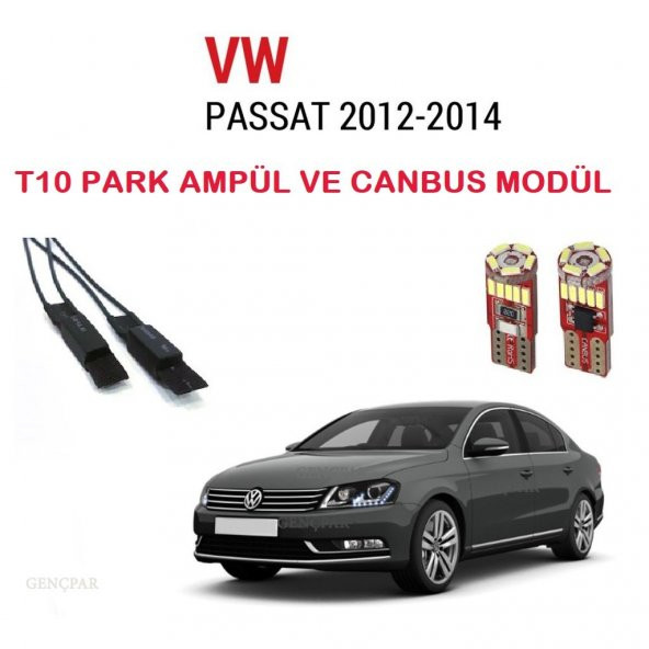 VOLKSWAGEN PASSAT B7 T10 PLAKA LED LAMBASI VE CANBUS MODÜLÜ ürün görseli 1
