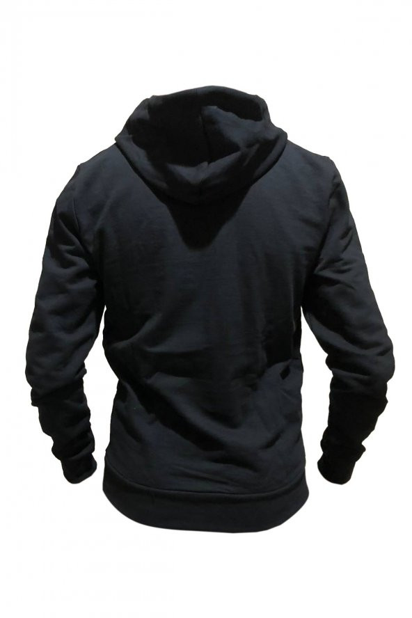 Galatasaray Orijinal Sweat Kapüşonlu Logolu Siyah Sweat - 3