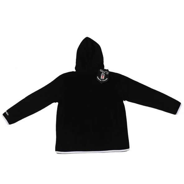 Beşiktaş Lisanslı Uzun Kol Kapüşonlu Polar Sweat - 8