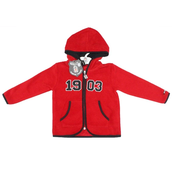 Beşiktaş Lisanslı Uzun Kol Kapüşonlu Polar Sweat