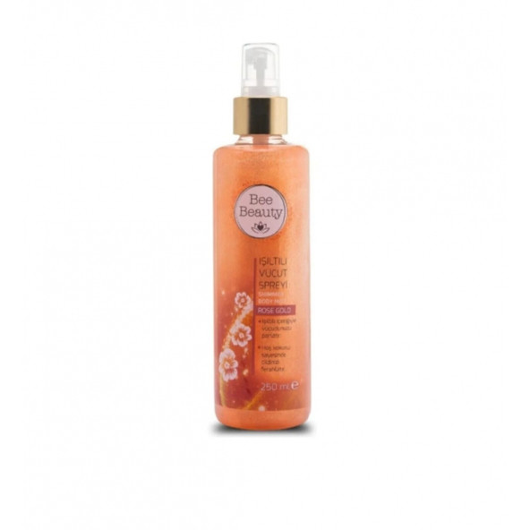 Bee Beauty Rose Gold Işıltılı Vücut Spreyi 250 ML