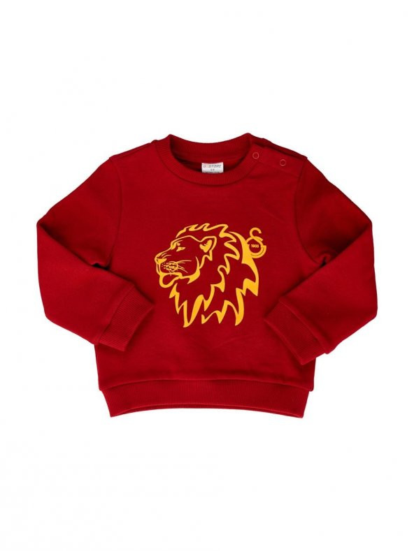 Galatasaray Lisanslı Bebek Kırmızı Uzun Kol Sweat - 2