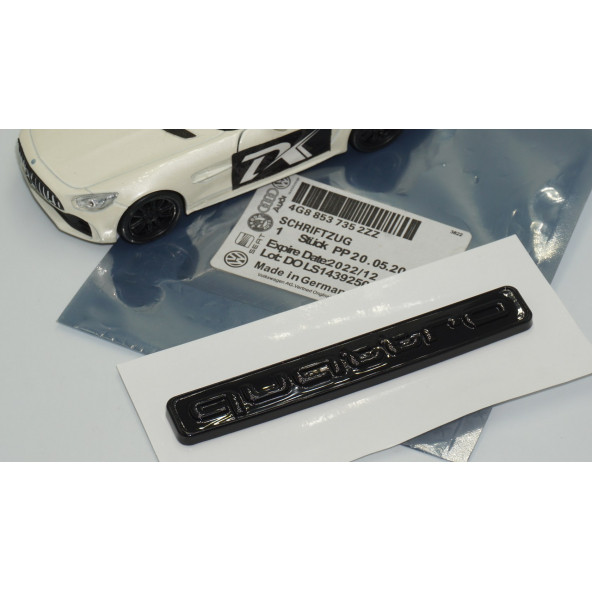 DK Audi Quattro Siyah Metal 3M 3D Bagaj Logo Amblem - 5