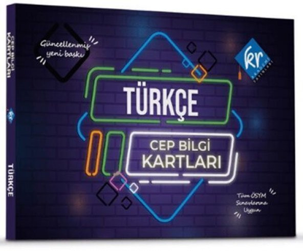 KR Akademi KPSS Türkçe Cep Bilgi Kartları