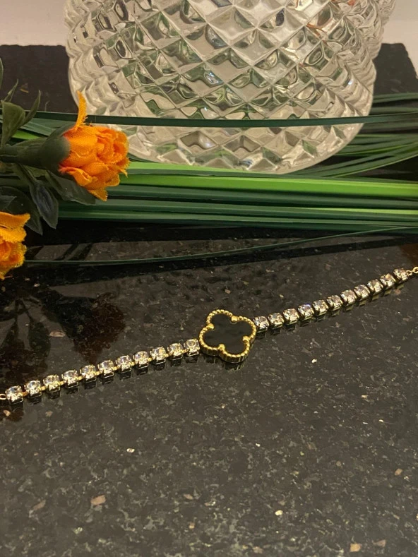 Aksesuar Çarşısı Su Yolu Yonca Detaylı Bileklik - Resim 3