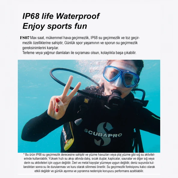 FS7 Ma Konuşma Cevaplama Uygulama Özellikli Bluetooth Saat - Resim 6