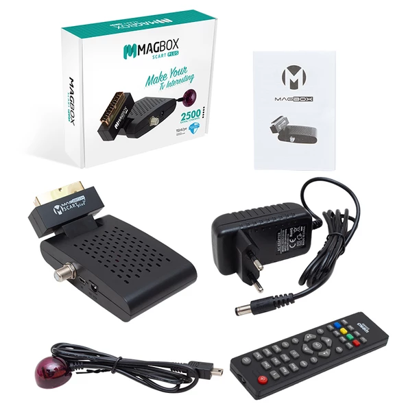 MAGBOX SCART PLUS TKGSLİ MİNİ SD SCART UYDU ALICISI - 3