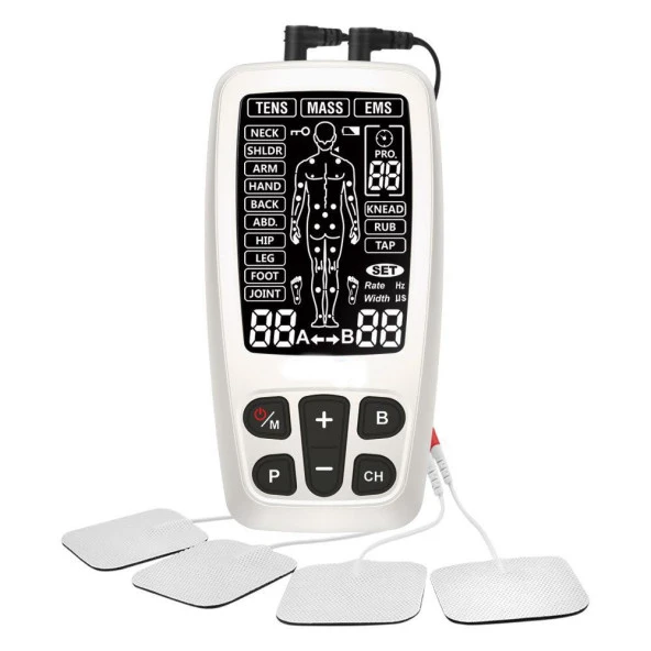 Bataryalı Ems Tens Cihazı 60 Programlı