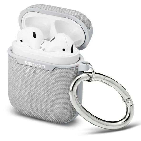 Spigen Apple AirPods 2/1 Nesil Uyumlu Kılıf Urban Fit Dokuma Gray - 2