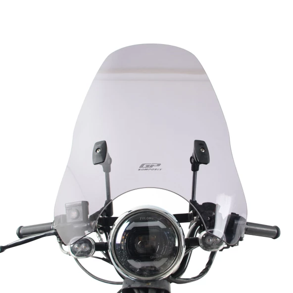 GP Kompozit Scooter Universal Ayarlanabilir Ön Cam Şeffaf - 7
