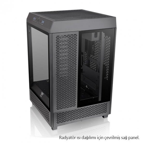 THERMALTAKE TOWER 500 CA-1X1-00M1WN-00 Gaming E-ATX PC Kasası Siyah - 2