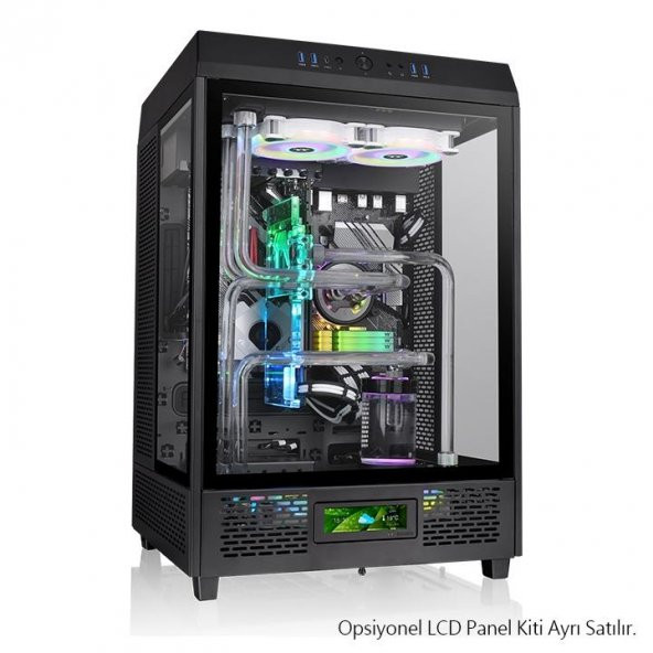 THERMALTAKE TOWER 500 CA-1X1-00M1WN-00 Gaming E-ATX PC Kasası Siyah - 3