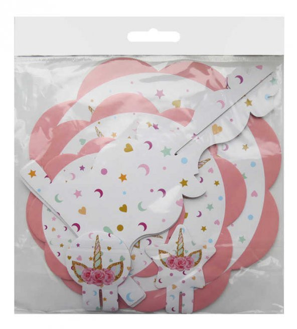 KAP KEK STANDI UNICORN ÇİÇEKLİ 1 ADET - 2