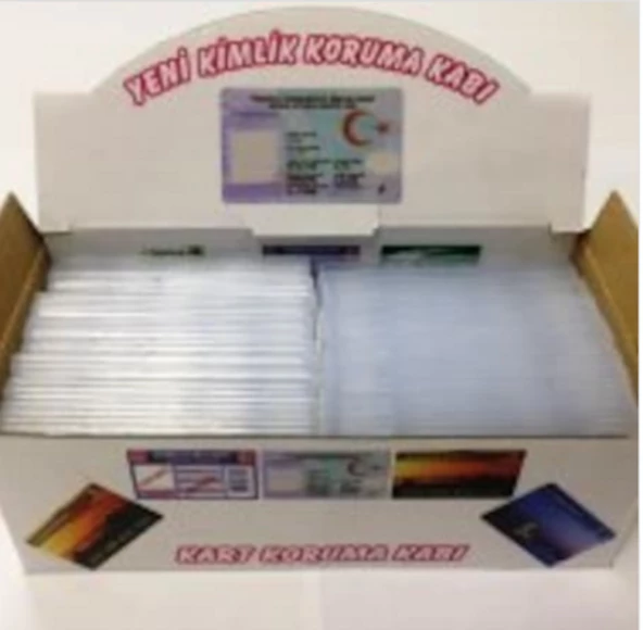 10 Adet Kimlik Ehliyet Kgs Paso akbil Müze Kartı Koruma Kabı - 2
