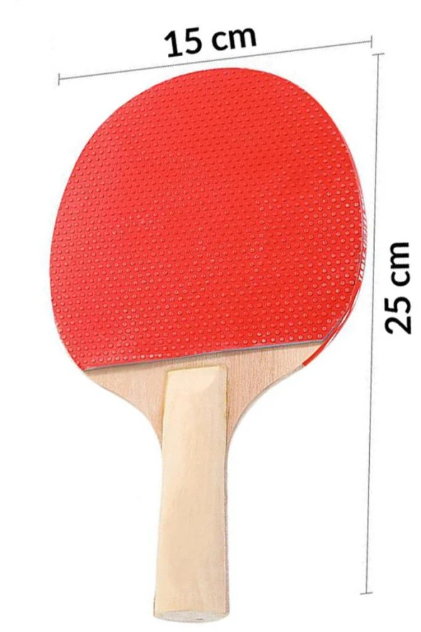 Masa Tenisi Raketi Seti Tenis Topu Set 5 Parça Başlangıç Seti - 5