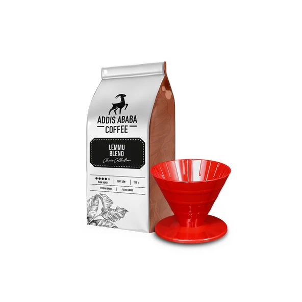 Addis Ababa Coffee Lemmu 225 Gram & V60 Dripper