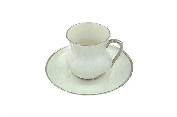 GLAMOUR OTTOMAN 12 PARÇA 6 KİŞİLİK KAHVE SETİ PLATİN - 2