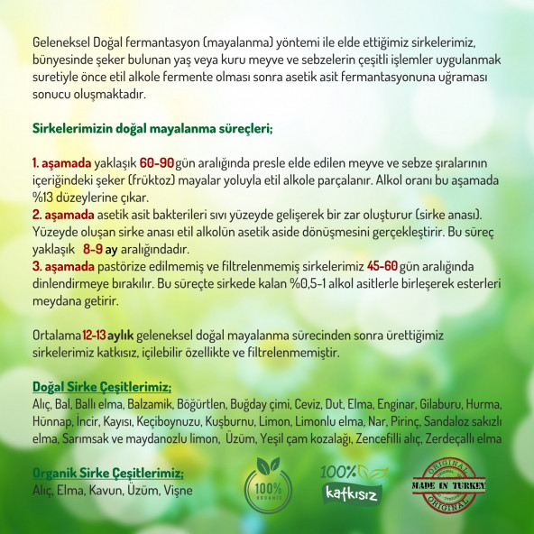 Ahizade Doğal Alıç (Zencefilli) Sirkesi - 500 ml. - 2