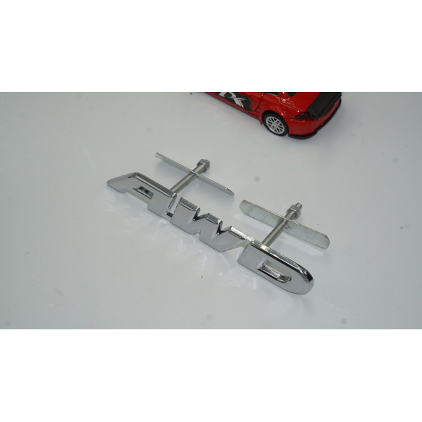 DK AWD All Wheel Drive Ön Panjur Krom Metal 3D Yazı Logo - 3