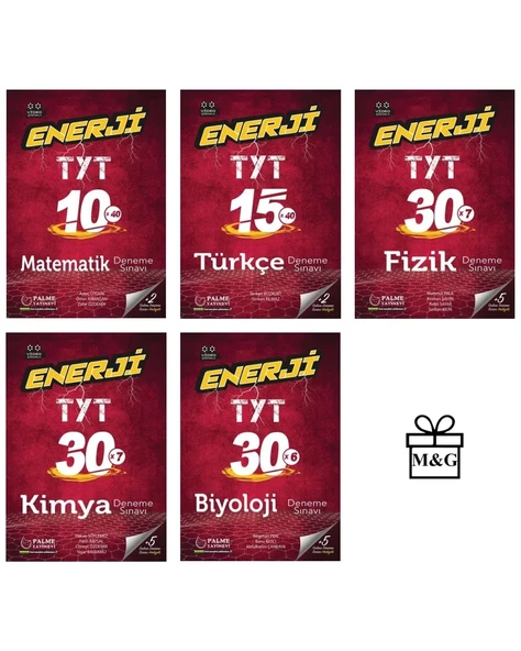 TYT Enerji Matematik Türkçe Fizik Kimya ve Biyoloji Deneme Sınavı ürün görseli