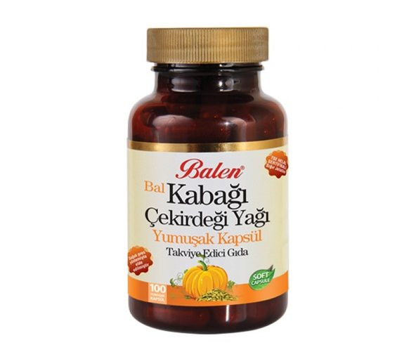 Balen Bal Kabağı Çekirdeği Yağı Yumuşak Kapsül 1380 Mg* 100