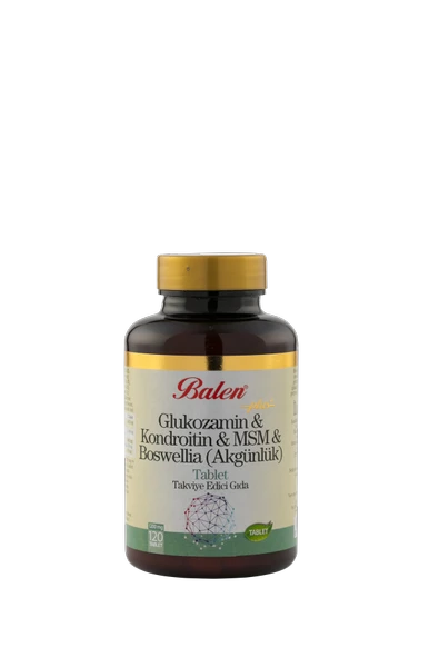 Balen Glukozamin Kondroitin Msm Boswelia Tablet 1200 Mg* 120 Tablet