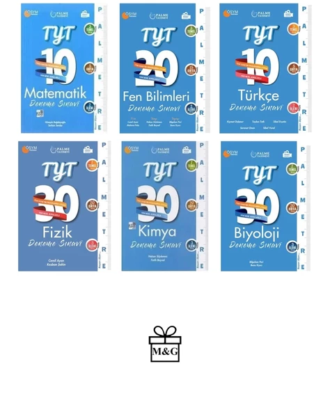 TYT Palmetre Matematik Fen Türlçe Fizik Kimya ve Biyoloji Deneme Sınavı