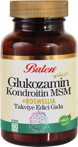 Balen Glukozamin Kondroitin Msm Boswelia 1200 Mg*60 Tablet ürün görseli 1