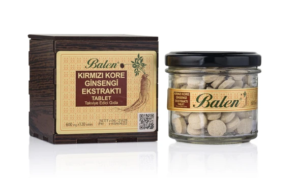 Balen Kırmızı Kore Ginsengi Ekstraktı Tablet ürün görseli 1