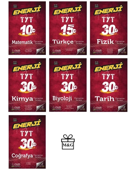 TYT Enerji Serisi Tüm Dersler Deneme Sınav Seti