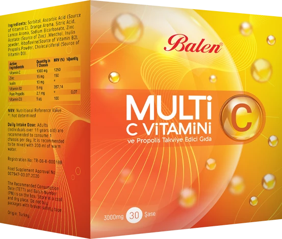 Balen Multi-C C Vitamini ve Propolis Şase