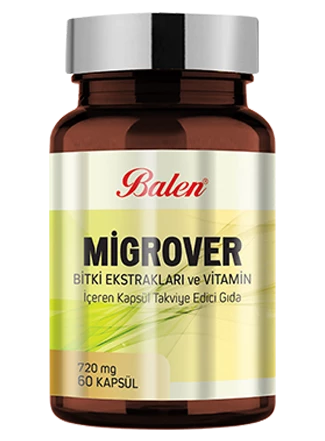 Balen Migrover Bitki Ekstraktları ve Vitamin İçeren Kapsül ürün görseli 1