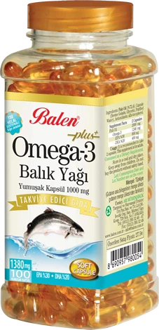 Balen Omega 3 Balık Yağı Yumuşak Kapsül 1380 Mg* 100