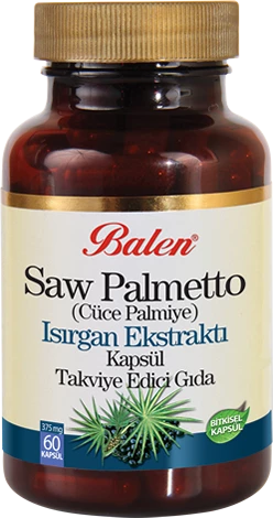 Balen Saw Palmetto (Cüce Palmiye), Isırgan Ekstraktı Kapsül