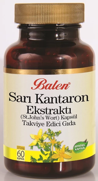 Balen Sarı Kantaron Ekstraktı (St. John's Wort) Kapsül ürün görseli 1