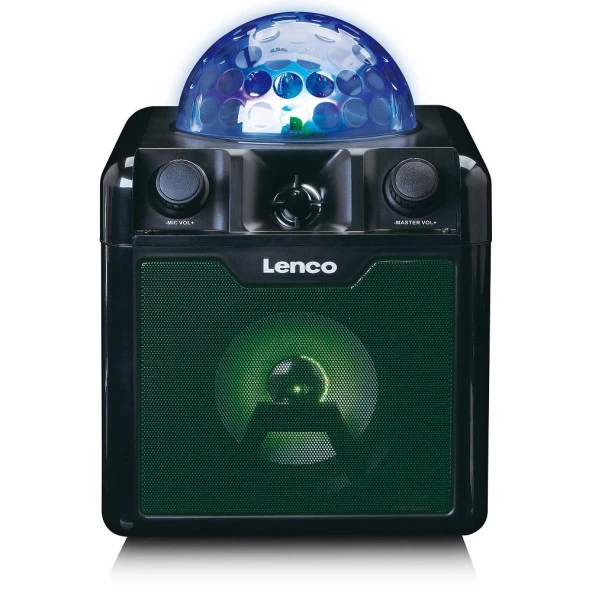 LENCO BTC-055 BK - IŞIKLI BLUETOOTH HOPARLÖR, USB, SD, RC, MIC, AC - 11