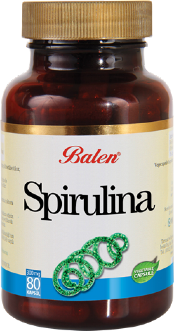 Balen Spirulina (Mavi-Yeşil Alg) Kapsül