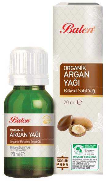 Balen Organik Argan Yağı 20 Ml