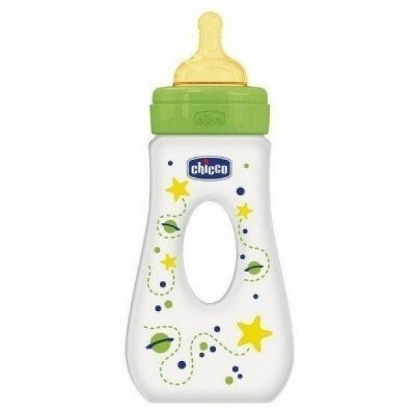 Chicco Seyahat Biberonu 240 ml Silikon Erkek - 1
