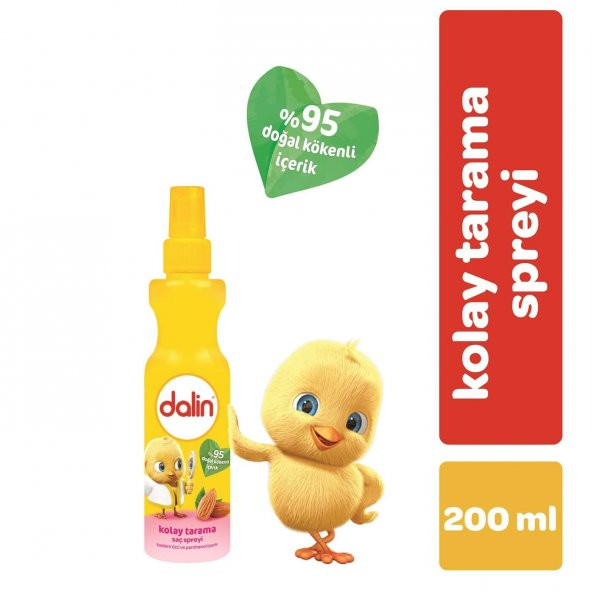 Dalin Kolay Tarama Saç Spreyi 200 ml 4 Adet