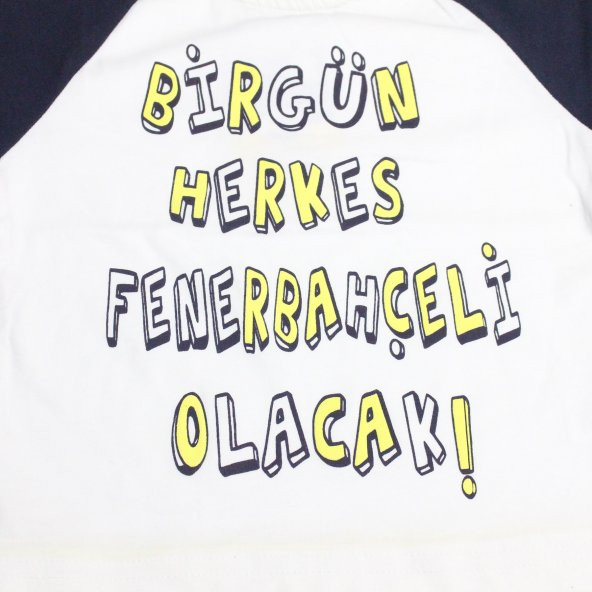 Fenerbahçe Orjinal Lisanslı Uzun Kol Bebek Sweatshirt - 3
